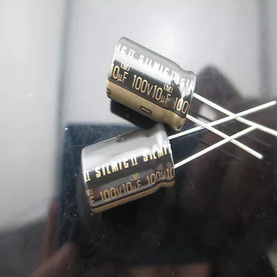 20pcs ELNA Silmic II RFS 10mfd 100V 10UF Audio Electrolytic Capacitor 10x16mm • $26.99