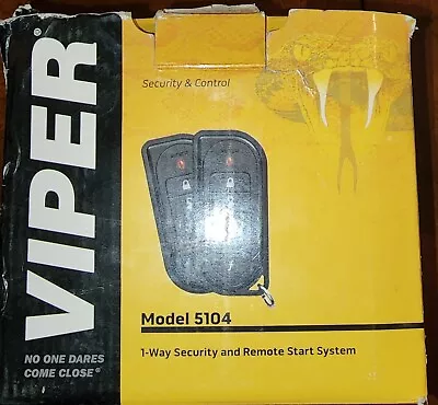 Viper Car Alarm And Remote Start • $175