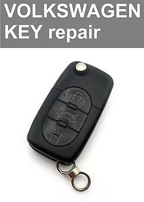 VW Volkswagen Golf Mk4 Bora Beetle B5 2 / 3 Button Remote Key Fob Repair Case • $31.57