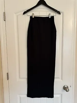 NEW Skims Skirt In Black Size Extra Small Long Tube Skirt NWT • £44.60