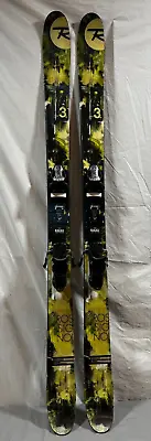 $179.95 • Buy Rossignol S3 178cm 127-98-118 Twin-Tip Rocker Skis Tyrolia Peak 12 Bindings