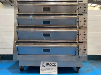 £5950 • Buy Used Tom Chandley 12 Tray 4 Deck Oven, 2 High/2 Low Crown, Mk4 Digital Controls