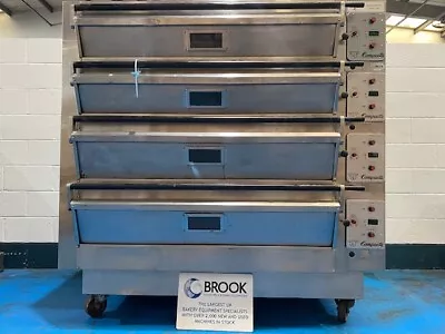 Used Tom Chandley 12 Tray 4 Deck Oven 2 High/2 Low Crown Mk4 Digital Controls • £5950