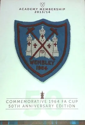 £9.98 • Buy West Ham Academy 2013-14 Membership Dvd 1964 Fa Cup 50th Anniversary Free Post