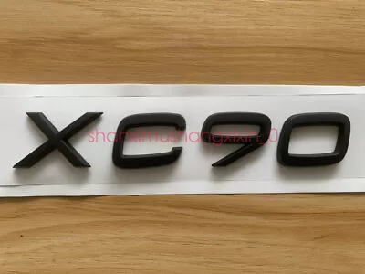 Matte Black   XC90   Number Letters Rear Trunk Emblem Badge For Volvo XC90 • $19.31