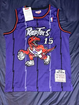 Vince Carter Toronto Raptors Purple NBA Jersey Mens Medium Mitchell & Ness • $44.99