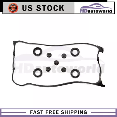 Valve Cover Gasket Set 92-00 For Honda Civic D16Y7 D16Y8 D16Z6 D16Y5 VTEC • $9.57