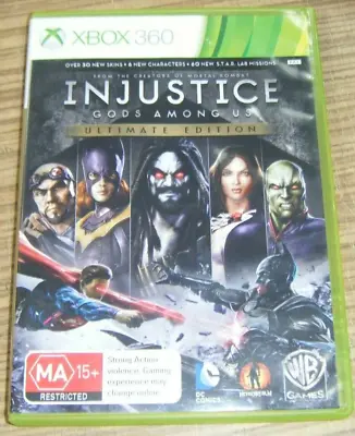 Xbox 360 Game - Injustice: Gods Among Us (Ultimate Edition Nb) • $9.99