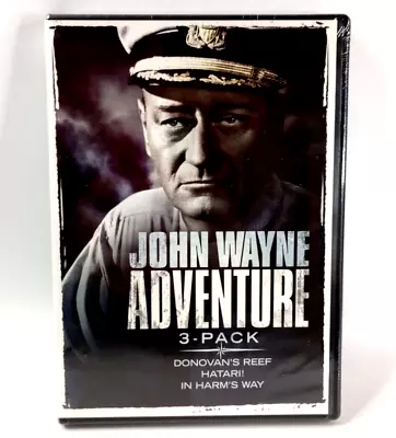 John Wayne Adventure 3-Pack (DVD 2012 Paramount 3-Disc Set) New SEALED • $10.49