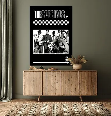 The Specials 2 Tone Vintage Music Poster Sizes A4 A3 A2 A1 No 0955 • £6.99