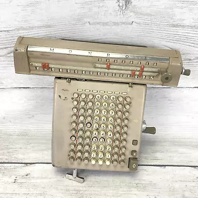 Untested | Vintage Monroe Calculating Adding Machine LN-160X • $150