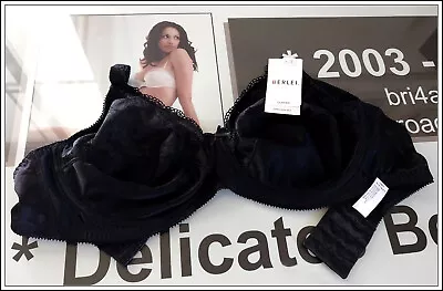 Berlei-Ladies-Size 18D-Classic Lace Underwire Bra-Black-Y5568B-RRP $69.95 • $19.95