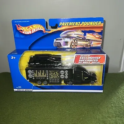 Hot Wheels Pavement Pounders Limo VIP  Rock On Wheels  Transport Truck 2001 NIB • $12