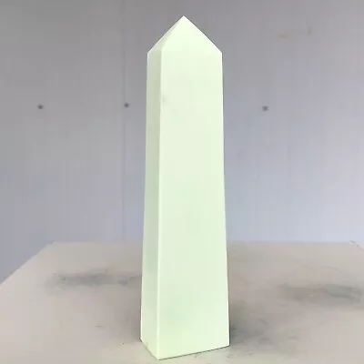 359g Natural Magnesite Quartz Crystal Obelisk Wand Point Reiki Healing P942 • $10.71