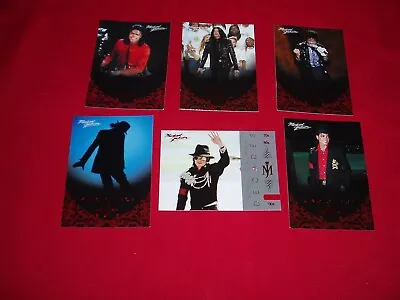  Michael Jackson 2011 Panini 6 Mint Cards & 1 Wrap (5) • $2.75