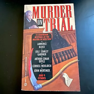 Murder On Trial 14 Short Stories 1994 Edited By Cynthia  Manson Signet Books • $5.99