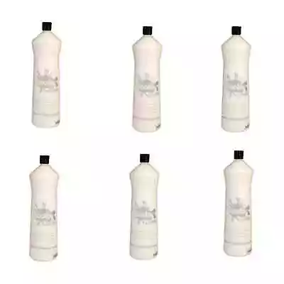 6 X WHITE 600ml BOTTLES OF SCOLA READY MIX  ART & CRAFT COLOUR POSTER PAINT • £16.95