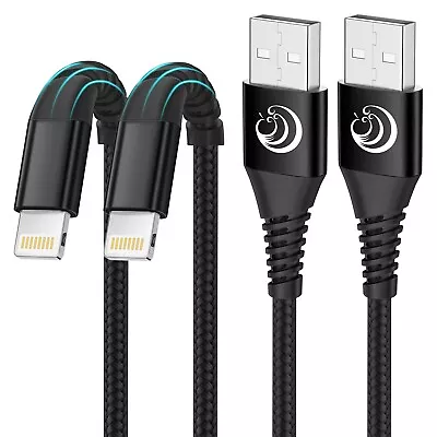 Lightning Cable 3M 2Pack Extra Long IPhone Charger Cable Apple MFi Certified IP • $21.90