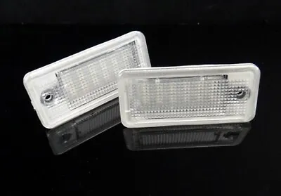 2x White LED License Plate Light No Error For Audi A3 8P A4 S4 B6 B7 A6 C6 A8 Q7 • $10.99