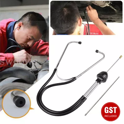 Mechanic Stethoscope Automotive Tech Diagnostic Test Tool Auto Testing Kit Au • $12.41