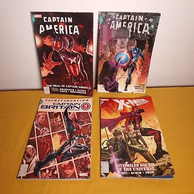 Marvel Hard Cover Comic Books Ex Library X-Men (4) Captain America • $40