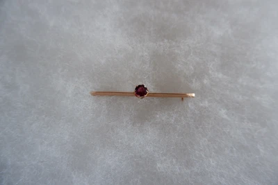 £69 • Buy Antique Edwardian Period 9ct Gold Real Amethyst Bar Brooch - C1900's H.m's 