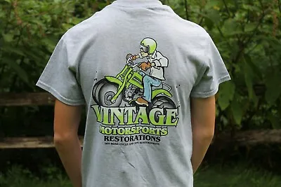 Vintage Motorsports T Shirt NEW Logo Honda ATC 90 US90 250r 350x 200x Retro NOS • $25