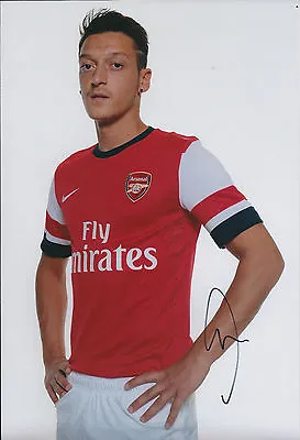 Mesut OZIL Özil Signed Autograph 12x8 Photo AFTAL COA Arsenal Portrait RARE • $101.02