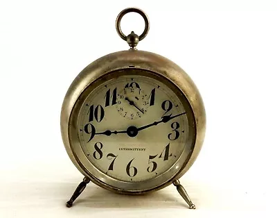 3-Legged Vintage Brass Alarm Clock New Haven Intermittent Parts/Repair #C-20 • $39.95