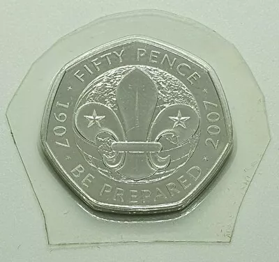 2007 Scout Movement BU 50p Coin - Brilliant Uncirculated Fifty Pence • £9.99