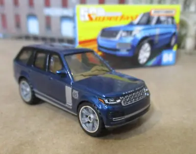 2018 Land Rover Vogue SE Blue  1:64 Scale Diecast W/Rubber Tires For Diorama • $5.91