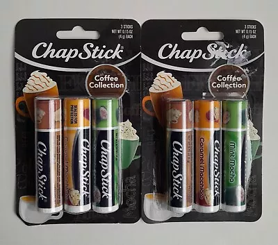 Chapstick Coffee Collection Vanilla Latte Mint Mocha Caramel Macchiato X2 New • $12