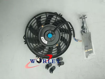 9 Inch 12V Volt Electric Cooling Fan Thermo Fan + Mounting Kits • $35