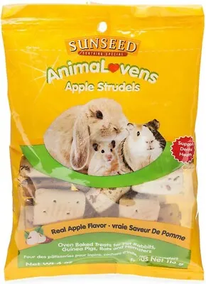 Sunseed AnimaLovens Apple Strudels Treat For Small Animals 4 Oz • $9.95