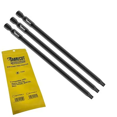 3x Genuine SabreCut TX25 Autofeed Screwdriver Bits For Makita DFR750 BFR750 6844 • $13.67