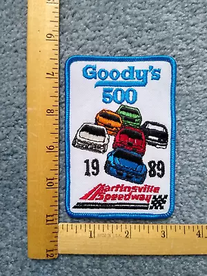 1 Rare Goody's 500 1989 Martinsville Speedway Racing Iron On Patch Free Ship • $4.59