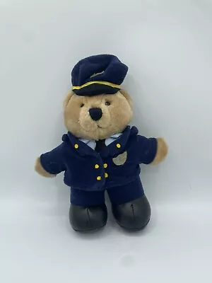 Dakin 1987 Police Bear Stuffed Animal 8  Plush Vintage • $10