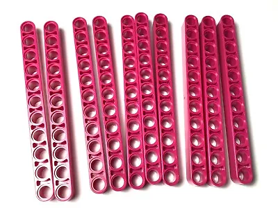 10 Pieces NEW LEGO Technic Magenta Beam 11 (32525 / 64290) Robot Spike Prime • $13.47