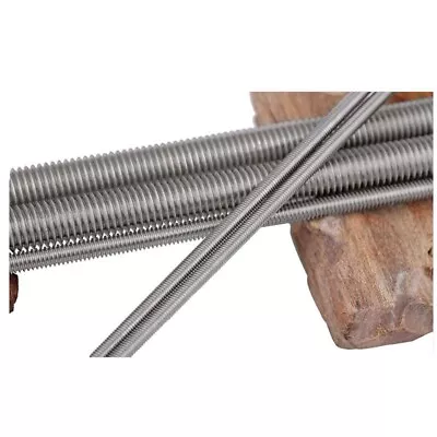 M2 M3 M4 M5 M6 M8 M10 M12 All Thread Threaded Rod Bar A2-70 304 Stainless Steel • $2.08