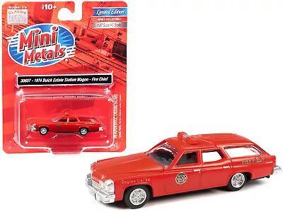 1974 Buick Estate Station Wagon Red  Fire Chief  1/87 (HO) Scale Model By Classi • $31.15