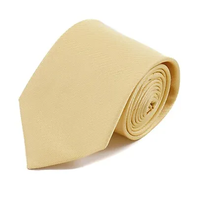 E.Marinella Napoli Golden Yellow Subtle Woven Herringbone Silk Tie • $99