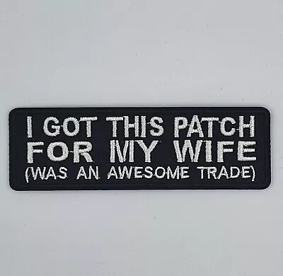 Awesome Trade Biker Harley Davidson Motorcycle Vest Patches Iron Sew On • $8.03