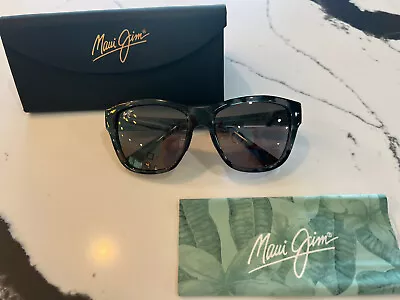 Maui Jim Polarized Sunglasses Hanapaa Blue Grey Black Tortoise Unisex • $59.99