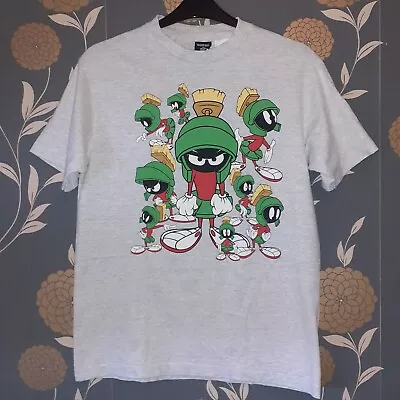 Vintage Marvin The Martian T-Shirt 1995 Medium Made In USA Warner Bros  • £19.99