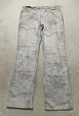 J Brand Jeans Men's Size 32x29 Kane White Patterned Slim Straight Leg • $17