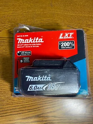 Makita BL1860B Black 55 Minute Charge Time 18V LXT Lithium Ion 6.0Ah Battery • $71.99