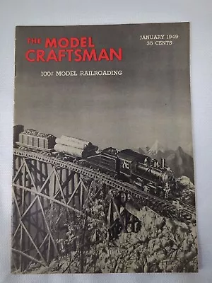 Railroad Model Craftsman January 1949 Vol. 17 No. 8 • $15.96