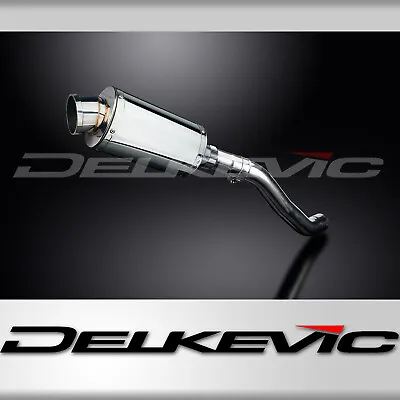 Kawasaki Z750 2004-2006 Delkevic Slip On 9  Oval Stainless Exhaust Muffler Kit • $254.99