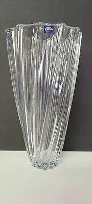 £98.85 • Buy Bohemian Very Large Hand Cut Crystal Vase