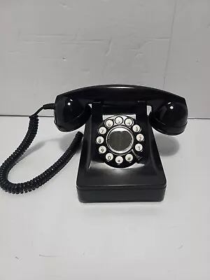 Microtel Telephone Model 999 Rotary Push Button Phone Black Working • $44.99